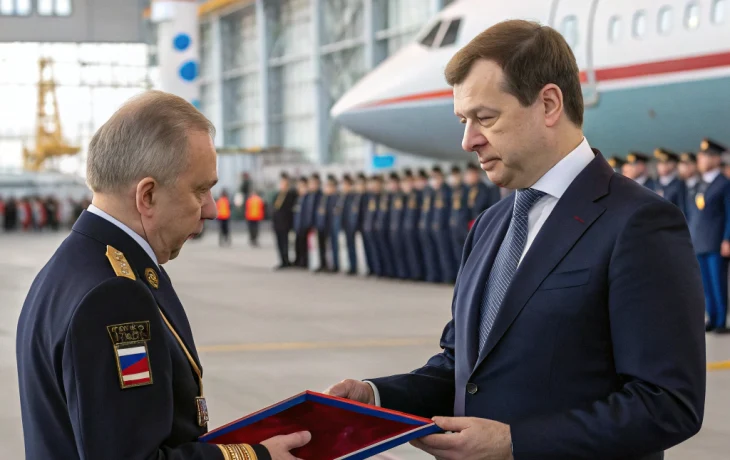 Мэр Кудрявцев поздравил авиазавод с орденом Александра Невского Мэр Кудрявцев поздравил авиазавод с орденом Александра Невского