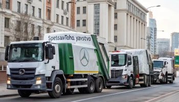 В Новосибирск прибыли пять новых мусоровозов для повышения эффективности «Спецавтохозяйства»